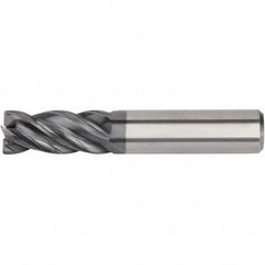 Kennametal - 10mm Diam 4 Flute Solid Carbide 0.5mm Chamfer Width Corner Chamfer End Mill - Industrial Tool & Supply