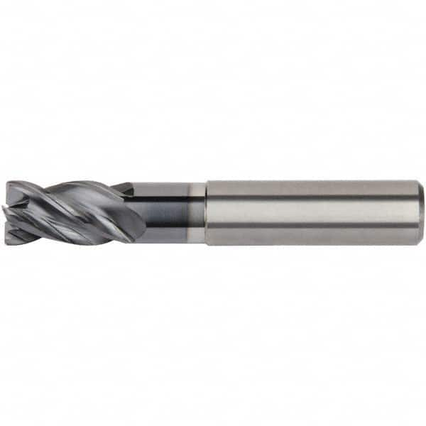 Kennametal - 16mm Diam 4 Flute Solid Carbide 4mm Corner Radius End Mill - Industrial Tool & Supply