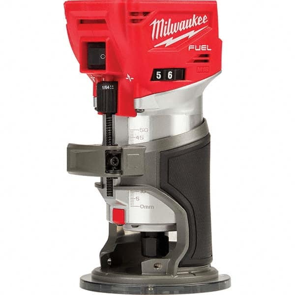 Milwaukee Tool - Electric Routers Collet Size (Inch): 1/4 Router Type: Cordless Compact Router - Industrial Tool & Supply