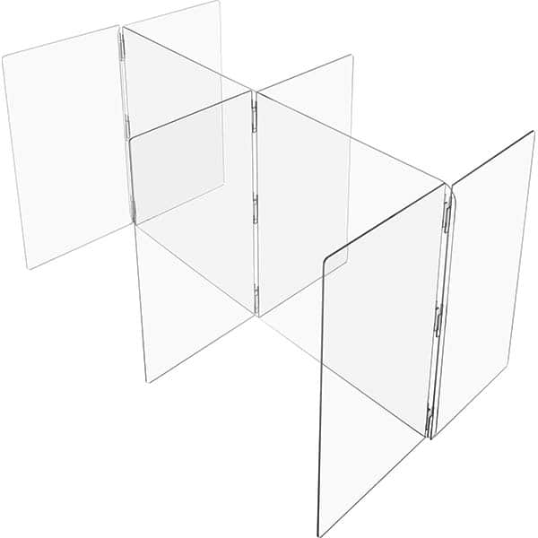 USA Sealing - 48" x 72" Partition & Panel System-Social Distancing Barrier - Industrial Tool & Supply