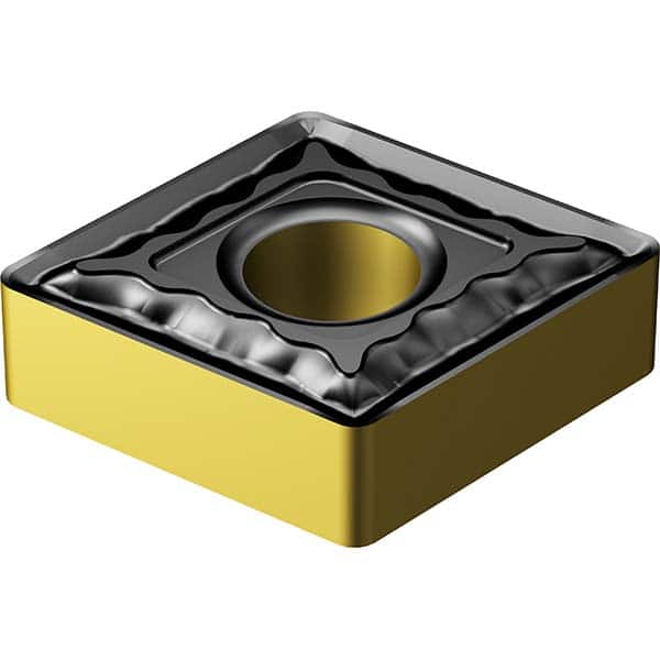 CNMG643-QM 4425 Carbide Turning Insert TiCN+Al2O3+TiN Finish, Neutral, 19.05mm Inscribed Circle, 1.19mm Corner Radius, 6.35mm Thick, 80° Diamond, Series T-Max P