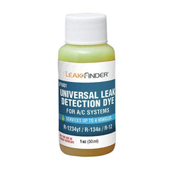 Leak Finder - Automotive Leak Detection Dyes Applications: Refrigeration Container Size: 1 oz. - Industrial Tool & Supply