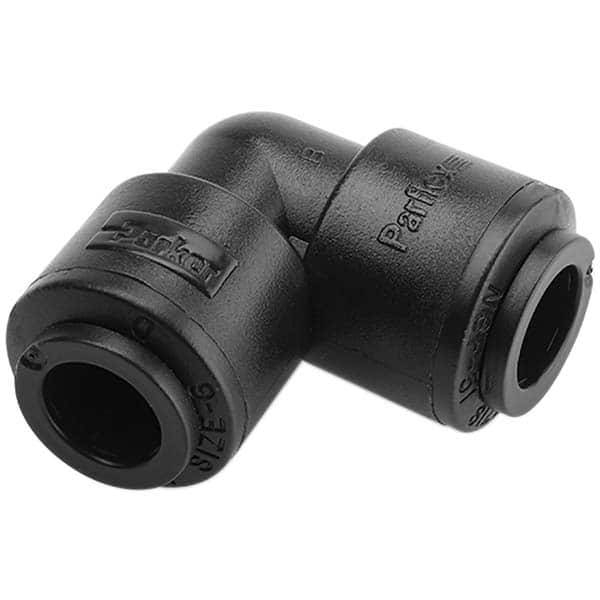 Parker - Plastic Push-To-Connect Tube Fittings Type: Union Elbow Tube Outside Diameter (Inch): 1/2 - Industrial Tool & Supply