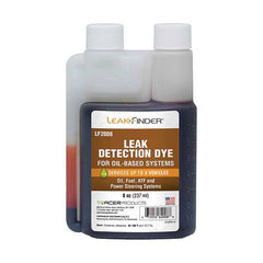 Leak Finder - Automotive Leak Detection Dyes Applications: Engine Oil; Transmission Fluid; Fuel Container Size: 8 oz. - Industrial Tool & Supply