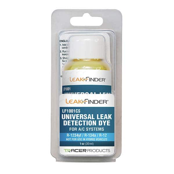 Leak Finder - Automotive Leak Detection Dyes Applications: Refrigeration Container Size: 1 oz. - Industrial Tool & Supply