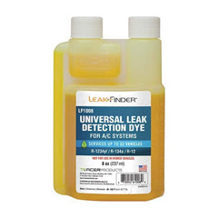 Leak Finder - Automotive Leak Detection Dyes Applications: Refrigeration Container Size: 8 oz. - Industrial Tool & Supply