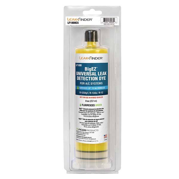 Leak Finder - Automotive Leak Detection Dyes Applications: Refrigeration Container Size: 8 oz. - Industrial Tool & Supply