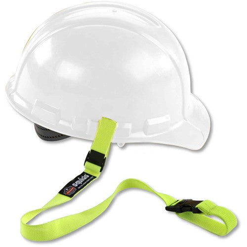 3150 Lime Elastic Hard Hat Lanyard With Buckle - Industrial Tool & Supply