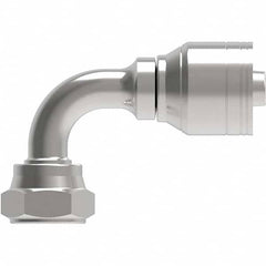 Eaton - Hydraulic Hose Fittings & Couplings Type: BSPP 60 Cone Female 90 Elbow Hose Diameter: 1/2 (Inch) - Industrial Tool & Supply