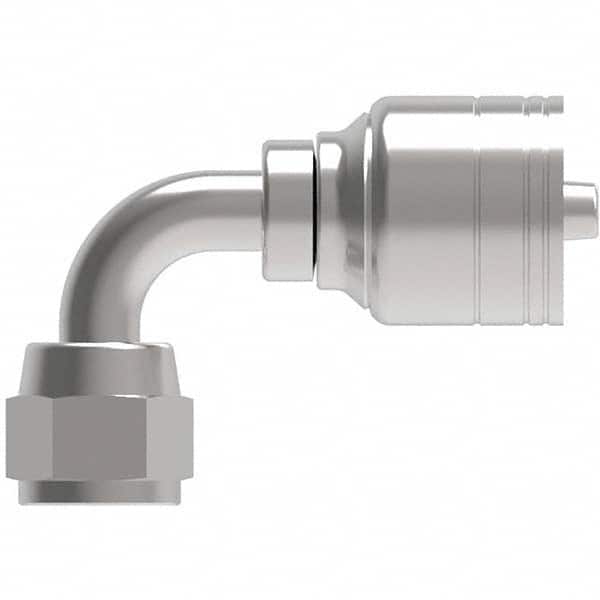 Eaton - Hydraulic Hose Fittings & Couplings Type: Female JIC Swivel, 90 Degree Elbow Hose Diameter: 9/16 (Inch) - Industrial Tool & Supply