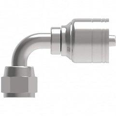 Eaton - Hydraulic Hose Fittings & Couplings Type: Female JIC Swivel, 90 Degree Elbow Hose Diameter: 7/8 (Inch) - Industrial Tool & Supply