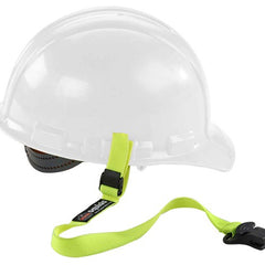 3155 Lime Elastic Hard Hat Lanyard With Clamp - Industrial Tool & Supply