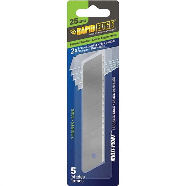 Rapid Edge - Knife Blades Type: Snap Blade Material: Carbon Steel - Industrial Tool & Supply