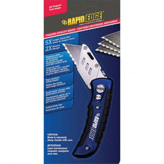 Rapid Edge - Pocket & Folding Knives Knife Type: Utility Blade Folding Knife Edge Type: Serrated - Industrial Tool & Supply