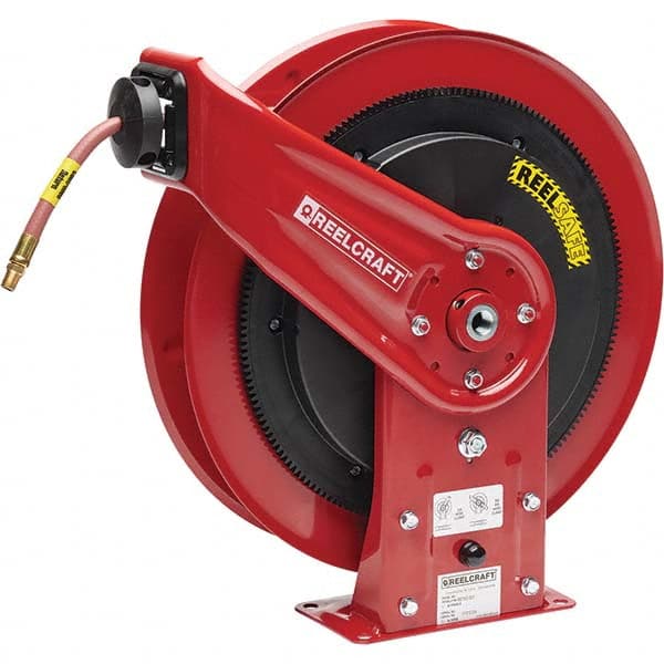 Reelcraft - 50' Spring Retractable Hose Reel - Industrial Tool & Supply