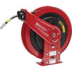 Reelcraft - 50' Spring Retractable Hose Reel - Industrial Tool & Supply