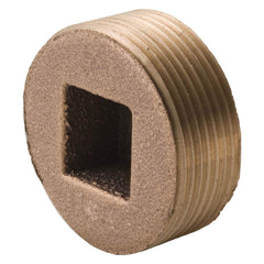 Merit Brass - Brass & Chrome Pipe Fittings Type: Countersunk Plug Fitting Size: 2 - Industrial Tool & Supply