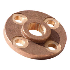 Merit Brass - Brass & Chrome Pipe Fittings Type: Threaded Flange Fitting Size: 5 - Industrial Tool & Supply