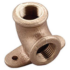 Merit Brass - Brass & Chrome Pipe Fittings Type: 90 Degree Elbow Fitting Size: 1/2 - Industrial Tool & Supply