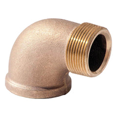 Merit Brass - Brass & Chrome Pipe Fittings Type: 90 Degree Street Elbow Fitting Size: 1-1/2 - Industrial Tool & Supply