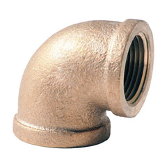 Merit Brass - Brass & Chrome Pipe Fittings Type: 90 Degree Elbow Fitting Size: 1/2 - Industrial Tool & Supply