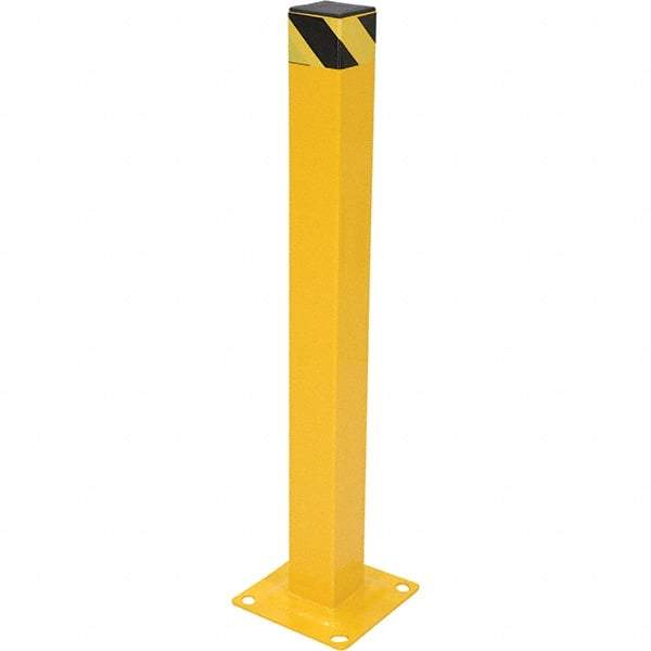 Vestil - 4" Diam x 42" High, Yellow Steel Bollard - Industrial Tool & Supply