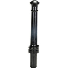 Vestil - 8" Diam x 40" High, Black Iron Bollard - Industrial Tool & Supply