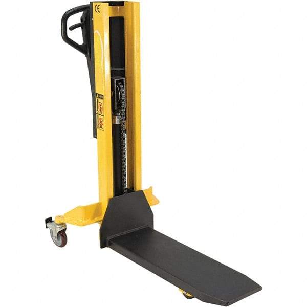 Vestil - 600 Lb Capacity, 39" Lift Height, Manually Operated Lift - Industrial Tool & Supply