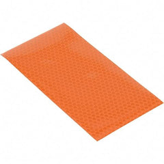 Vestil - 6" High x 3' Long x 3" Wide Barrier Reflective Sheeting - Orange - Industrial Tool & Supply