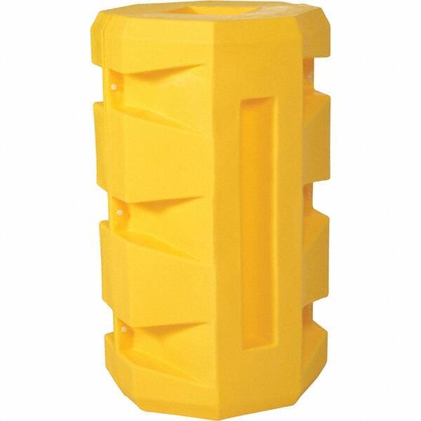 Vestil - 24" Wide x 24" Deep x 42" High, Polyethylene Column Protector - Fits 8" Columns, Yellow - Industrial Tool & Supply