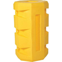 Vestil - 24" Wide x 24" Deep x 42" High, Polyethylene Column Protector - Fits 12" Columns, Yellow - Industrial Tool & Supply