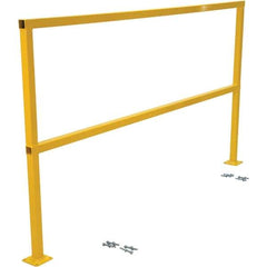 Vestil - 4" Long x 42" High, Steel Square Handrails - Industrial Tool & Supply