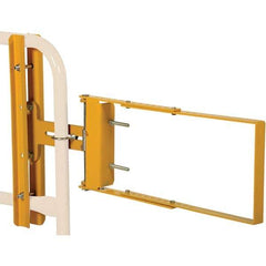 Vestil - Steel Self Closing Rail Safety Gate - Fits 24 to 40" Clear Opening, 12" Door Height, - Industrial Tool & Supply