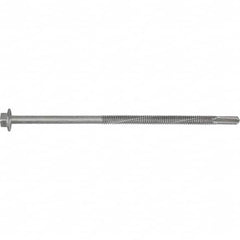 DeWALT Anchors & Fasteners - #12-24, Hex Washer Head, Hex Drive, 1-1/4" Length Under Head, #5 Point, Self Drilling Screw - Industrial Tool & Supply