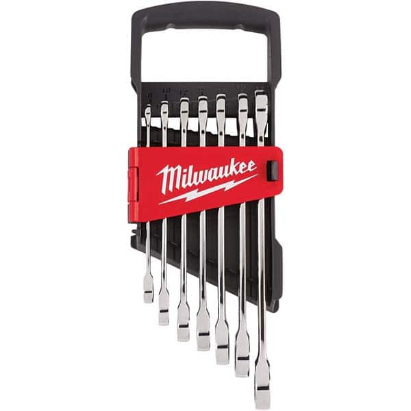 Milwaukee Tool - Wrench Sets Tool Type: Ratcheting Combination Wrench Set System of Measurement: Metric - Industrial Tool & Supply