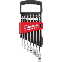 Milwaukee Tool - Wrench Sets Tool Type: Ratcheting Combination Wrench Set System of Measurement: Metric - Industrial Tool & Supply