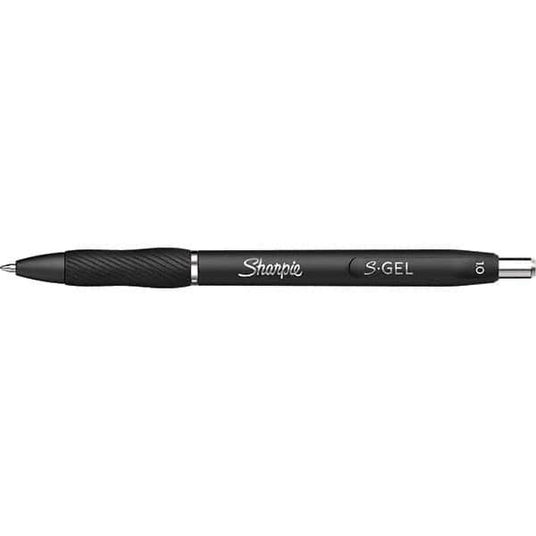 Sharpie - Pens & Pencils Type: Retractable Gel Color: Black - Industrial Tool & Supply