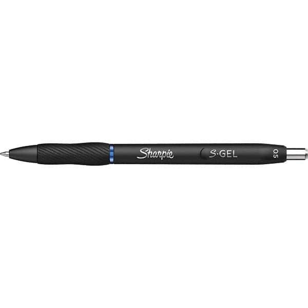 Sharpie - Pens & Pencils Type: Retractable Gel Color: Blue - Industrial Tool & Supply