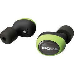 Hearing Protection/Communication; Type: Earpiece w/Microphone; Earplugs w/Audio; Standards: S3.19-1974; Noise Reduction Rating (dB): 22.00; Radio Type: Bluetooth; Cup Color: Green/Black; Disposable or Reusable Plug: Reusable; Plug Color: Green; ANSI Speci