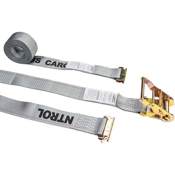 US Cargo Control - Slings & Tiedowns (Load-Rated) Type: Ratchet Tie Down Width (Inch): 2 - Industrial Tool & Supply