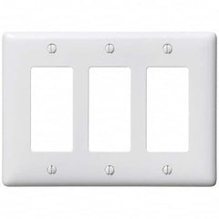 Hubbell Wiring Device-Kellems - Wall Plates Wall Plate Type: Outlet Wall Plates Color: White - Industrial Tool & Supply