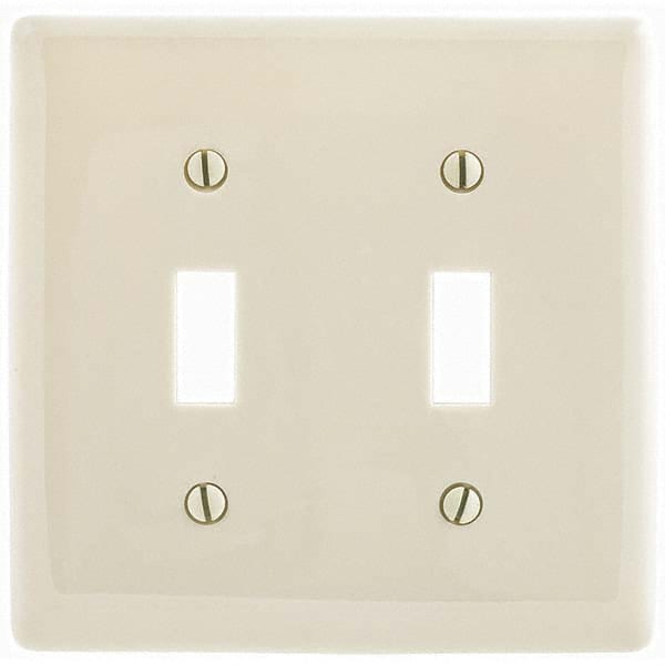 Hubbell Wiring Device-Kellems - Wall Plates Wall Plate Type: Switch Plates Color: Light Almond - Industrial Tool & Supply