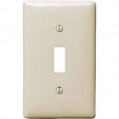 Hubbell Wiring Device-Kellems - Wall Plates Wall Plate Type: Switch Plates Color: Light Almond - Industrial Tool & Supply