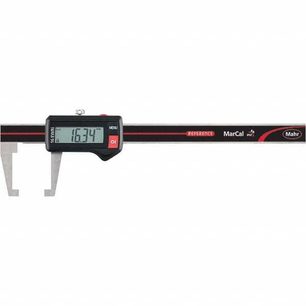 Mahr - 0 to 150mm Range, 0.01mm Resolution, IP67 Electronic Caliper - Industrial Tool & Supply
