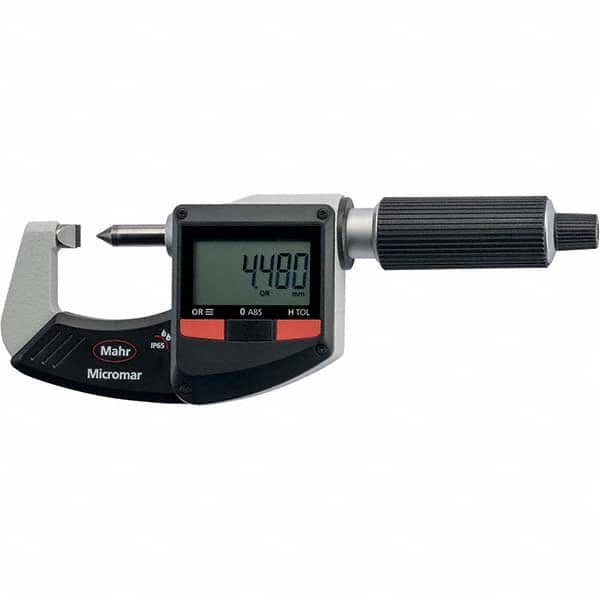 Mahr - Electronic Outside Micrometers Type: Standard Minimum Measurement (Decimal Inch): 0.0000 - Industrial Tool & Supply