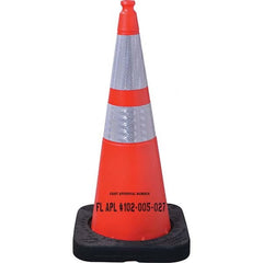 VizCon - Traffic Cones Type: Cone Color: Fluorescent Orange - Industrial Tool & Supply