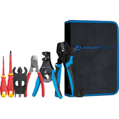 Jonard Tools - Crimpers Type: Solar Panel Crimping Tool Kit Capacity: 14, 12, or 10 AWG - Industrial Tool & Supply