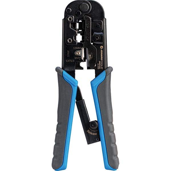 Jonard Tools - Crimpers Type: Pass-through Modular Crimping Tool Capacity: RJ-11, RJ-45 - Industrial Tool & Supply