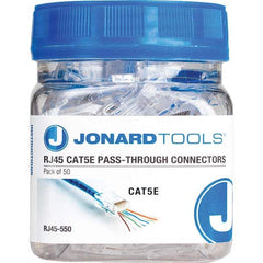 Jonard Tools - Cable Tools & Kits Tool Type: Pass-Through Connectors Number of Pieces: 50.000 - Industrial Tool & Supply