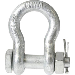 US Cargo Control - Shackles Load Limit (Ton): 3.25 Pin Type: Bolt&Nut - Industrial Tool & Supply